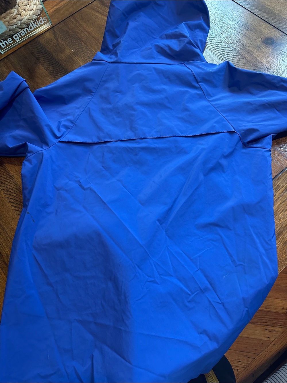 Columbia Royal Blue Hooded Raincoat - Picture 9 of 12